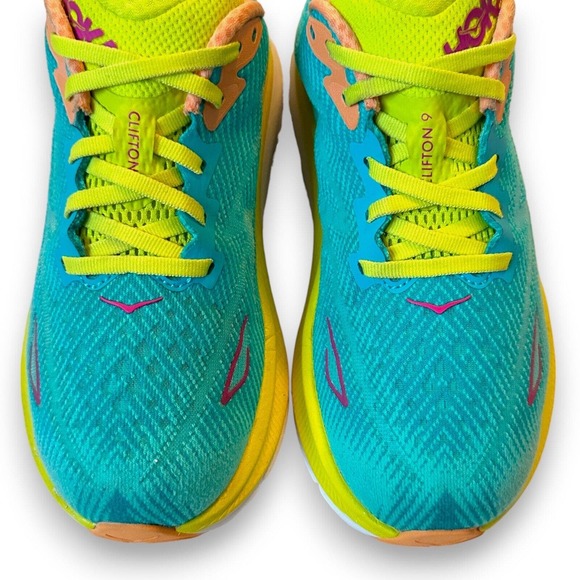 Hoka One One Clifton 9 Running Shoes Sneakers Ceramic Evening Primrose Size 6.5 - Picture 6 of 11